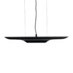 GLOBOSTAR® ESTERINA 01304 Μοντέρνο Κρεμαστό Φωτιστικό Οροφής με Ντουί 2 x E27 AC 220-240V IP20 - Μαύρο & Χρυσό - Μ60 x Π6 x Υ6cm - Image 5