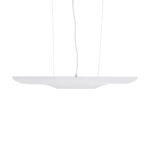 GLOBOSTAR® ESTERINA 01305 Μοντέρνο Κρεμαστό Φωτιστικό Οροφής με Ντουί 2 x E27 AC 220-240V IP20 - Λευκό & Χρυσό - Μ60 x Π6 x Υ6cm - Image 7