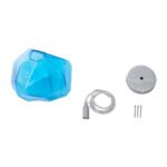 GLOBOSTAR® RINA 01306 Μοντέρνο Κρεμαστό Φωτιστικό Οροφής με Ντουί 1 x G9 AC 220-240V IP20 - Γαλάζιο - Μ20 x Π20 x Υ20cm - Image 10