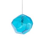 GLOBOSTAR® RINA 01306 Μοντέρνο Κρεμαστό Φωτιστικό Οροφής με Ντουί 1 x G9 AC 220-240V IP20 - Γαλάζιο - Μ20 x Π20 x Υ20cm - Image 7