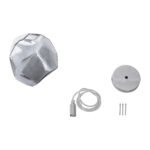 GLOBOSTAR® RINA 01307 Μοντέρνο Κρεμαστό Φωτιστικό Οροφής με Ντουί 1 x G9 AC 220-240V IP20 - Γκρι - Μ16 x Π16 x Υ17cm - Image 10