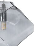 GLOBOSTAR® RINA 01307 Μοντέρνο Κρεμαστό Φωτιστικό Οροφής με Ντουί 1 x G9 AC 220-240V IP20 - Γκρι - Μ16 x Π16 x Υ17cm - Image 8