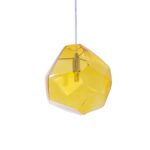 GLOBOSTAR® RINA 01308 Μοντέρνο Κρεμαστό Φωτιστικό Οροφής με Ντουί 1 x G9 AC 220-240V IP20 - Κίτρινο - Μ20 x Π20 x Υ20cm - Image 2