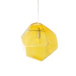 GLOBOSTAR® RINA 01308 Μοντέρνο Κρεμαστό Φωτιστικό Οροφής με Ντουί 1 x G9 AC 220-240V IP20 - Κίτρινο - Μ20 x Π20 x Υ20cm - Image 7