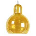 GLOBOSTAR® LUCREZIA 01315 Μοντέρνο Κρεμαστό Φωτιστικό Οροφής με Ντουί 1 x E27 AC 220-240V IP20 - Μελί - Μ18 x Π18 x Υ23cm - Image 3