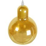 GLOBOSTAR® LUCREZIA 01315 Μοντέρνο Κρεμαστό Φωτιστικό Οροφής με Ντουί 1 x E27 AC 220-240V IP20 - Μελί - Μ18 x Π18 x Υ23cm - Image 4