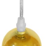 GLOBOSTAR® LUCREZIA 01315 Μοντέρνο Κρεμαστό Φωτιστικό Οροφής με Ντουί 1 x E27 AC 220-240V IP20 - Μελί - Μ18 x Π18 x Υ23cm - Image 7