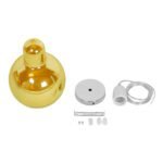 GLOBOSTAR® LUCREZIA 01315 Μοντέρνο Κρεμαστό Φωτιστικό Οροφής με Ντουί 1 x E27 AC 220-240V IP20 - Μελί - Μ18 x Π18 x Υ23cm - Image 9