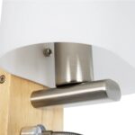 GLOBOSTAR® ELEGANT 01316 Μοντέρνο Φωτιστικό Τοίχου - Απλίκα Ξενοδοχείου Reading Light με Ντουί 1 x E27 LED 3W 360lm 36° AC 220-240V IP20 Θερμό Λευκό 2700K - Bridgelux COB Chip - Λευκό & Μπεζ - Μ15 x Π20 x Υ22.5cm - 2 Χρόνια Εγγύηση - Image 7