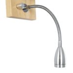 GLOBOSTAR® ELEGANT 01316 Μοντέρνο Φωτιστικό Τοίχου - Απλίκα Ξενοδοχείου Reading Light με Ντουί 1 x E27 LED 3W 360lm 36° AC 220-240V IP20 Θερμό Λευκό 2700K - Bridgelux COB Chip - Λευκό & Μπεζ - Μ15 x Π20 x Υ22.5cm - 2 Χρόνια Εγγύηση - Image 8