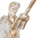 GLOBOSTAR® MERMAID 01317 Vintage Φωτιστικό Τοίχου - Απλίκα με Ντουί 1 x E27 AC 220-240V IP20 - Χρυσό & Λευκό - Μ12.5 x Π28 x Υ27cm - Image 8