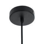 GLOBOSTAR® TRIBECA 01320 Μοντέρνο Κρεμαστό Φωτιστικό Οροφής με Ντουί 1 x E27 AC 220-240V IP20 - Γκρι & Μαύρο - Μ20 x Π20 x Υ26cm - Image 9