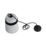 GLOBOSTAR® TRIBECA 01320 Μοντέρνο Κρεμαστό Φωτιστικό Οροφής με Ντουί 1 x E27 AC 220-240V IP20 - Γκρι & Μαύρο - Μ20 x Π20 x Υ26cm - Image 10