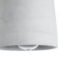 GLOBOSTAR® TRIBECA 01320 Μοντέρνο Κρεμαστό Φωτιστικό Οροφής με Ντουί 1 x E27 AC 220-240V IP20 - Γκρι & Μαύρο - Μ20 x Π20 x Υ26cm - Image 8