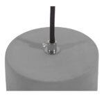 GLOBOSTAR® DURANT 01323 Μοντέρνο Κρεμαστό Φωτιστικό Οροφής με Ντουί 1 x E27 AC 220-240V IP20 - Γκρι & Χρυσό - Μ25 x Π25 x Υ31cm - Image 8