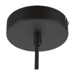 GLOBOSTAR® DURANT 01323 Μοντέρνο Κρεμαστό Φωτιστικό Οροφής με Ντουί 1 x E27 AC 220-240V IP20 - Γκρι & Χρυσό - Μ25 x Π25 x Υ31cm - Image 10