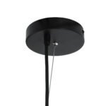 GLOBOSTAR® DURANT 01324 Μοντέρνο Κρεμαστό Φωτιστικό Οροφής με Ντουί 1 x E27 AC 220-240V IP20 - Γκρι & Χρυσό - Μ35 x Π35 x Υ35cm - Image 9