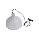 GLOBOSTAR® TRIBECA 01326 Μοντέρνο Κρεμαστό Φωτιστικό Οροφής με Ντουί 1 x E27 AC 220-240V IP20 - Γκρι - Μ30 x Π30 x Υ27cm - Image 10