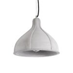 GLOBOSTAR® TRIBECA 01326 Μοντέρνο Κρεμαστό Φωτιστικό Οροφής με Ντουί 1 x E27 AC 220-240V IP20 - Γκρι - Μ30 x Π30 x Υ27cm - Image 2