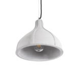 GLOBOSTAR® TRIBECA 01326 Μοντέρνο Κρεμαστό Φωτιστικό Οροφής με Ντουί 1 x E27 AC 220-240V IP20 - Γκρι - Μ30 x Π30 x Υ27cm - Image 6