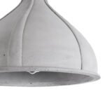 GLOBOSTAR® TRIBECA 01326 Μοντέρνο Κρεμαστό Φωτιστικό Οροφής με Ντουί 1 x E27 AC 220-240V IP20 - Γκρι - Μ30 x Π30 x Υ27cm - Image 8