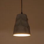 GLOBOSTAR® TRIBECA 01327 Μοντέρνο Κρεμαστό Φωτιστικό Οροφής με Ντουί 1 x E27 AC 220-240V IP20 - Γκρι - Μ18 x Π18 x Υ23cm - Image 3