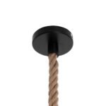 GLOBOSTAR® MANDALA 01331 Vintage Κρεμαστό Φωτιστικό Οροφής με Ντουί 1 x E27 AC 220-240V IP20 - Μπεζ - Μ40 x Π40 x Υ33cm - Image 12