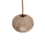 GLOBOSTAR® MANDALA 01331 Vintage Κρεμαστό Φωτιστικό Οροφής με Ντουί 1 x E27 AC 220-240V IP20 - Μπεζ - Μ40 x Π40 x Υ33cm - Image 8