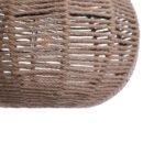 GLOBOSTAR® MANDALA 01331 Vintage Κρεμαστό Φωτιστικό Οροφής με Ντουί 1 x E27 AC 220-240V IP20 - Μπεζ - Μ40 x Π40 x Υ33cm - Image 9