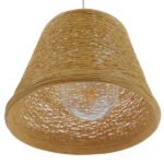 GLOBOSTAR® PLAYROOM 01332 Vintage Κρεμαστό Φωτιστικό Οροφής με Ντουί 1 x E27 AC 220-240V IP20 - Μπεζ - Μ32 x Π32 x Υ27cm - Image 5