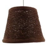 GLOBOSTAR® PLAYROOM 01333 Vintage Κρεμαστό Φωτιστικό Οροφής με Ντουί 1 x E27 AC 220-240V IP20 - Καφέ - Μ32 x Π32 x Υ27cm - Image 3