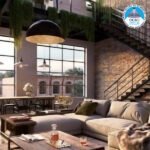 GLOBOSTAR® MEDEA 01344 Μοντέρνο Κρεμαστό Φωτιστικό Οροφής με Ντουί 1 x E27 AC 220-240V IP20 - Μαύρο & Χρυσό - Μ60 x Π60 x Υ30cm - Image 8