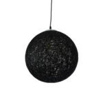 GLOBOSTAR® OCEANA 01360 Boho Κρεμαστό Φωτιστικό Οροφής με Ντουί 1 x E27 AC 220-240V IP20 - Μαύρο - Μ40 x Π40 x Υ40cm - Image 2