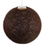 GLOBOSTAR® OCEANA 01362 Boho Κρεμαστό Φωτιστικό Οροφής με Ντουί 1 x E27 AC 220-240V IP20 - Καφέ - Μ60 x Π60 x Υ60cm - Image 4