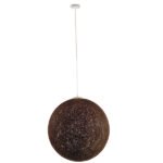 GLOBOSTAR® OCEANA 01362 Boho Κρεμαστό Φωτιστικό Οροφής με Ντουί 1 x E27 AC 220-240V IP20 - Καφέ - Μ60 x Π60 x Υ60cm - Image 2