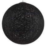 GLOBOSTAR® OCEANA 01364 Boho Κρεμαστό Φωτιστικό Οροφής με Ντουί 1 x E27 AC 220-240V IP20 - Μαύρο - Μ60 x Π60 x Υ60cm