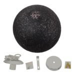 GLOBOSTAR® OCEANA 01364 Boho Κρεμαστό Φωτιστικό Οροφής με Ντουί 1 x E27 AC 220-240V IP20 - Μαύρο - Μ60 x Π60 x Υ60cm - Image 7