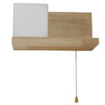 GLOBOSTAR® AMITY 01365 Μοντέρνο Φωτιστικό Τοίχου - Απλίκα με Ντουί 1 x E27 AC 220-240V IP20 - Μπεζ & Λευκό - Μ30 x Π14.5 x Υ15cm - Image 12