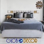 GLOBOSTAR® AMITY 01365 Μοντέρνο Φωτιστικό Τοίχου - Απλίκα με Ντουί 1 x E27 AC 220-240V IP20 - Μπεζ & Λευκό - Μ30 x Π14.5 x Υ15cm - Image 14