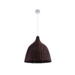 GLOBOSTAR® BAHAMAS 01368 Boho Κρεμαστό Φωτιστικό Οροφής με Ντουί 1 x E27 AC 220-240V IP20 - Καφέ - Μ45 x Π45 x Υ45cm - Image 4