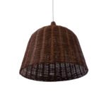 GLOBOSTAR® BAHAMAS 01369 Boho Κρεμαστό Φωτιστικό Οροφής με Ντουί 1 x E27 AC 220-240V IP20 - Καφέ - Μ60 x Π60 x Υ60cm - Image 6