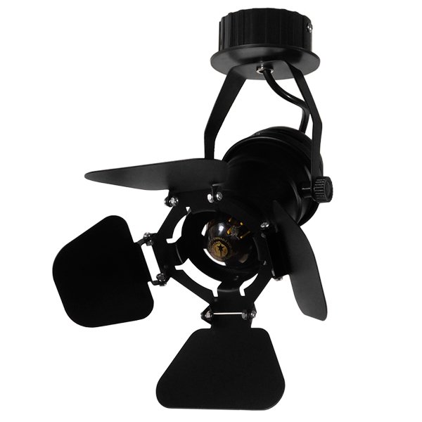 01371_0 GLOBOSTAR® BROADWAY 01371 Vintage Φωτιστικό Οροφής με Ντουί 1 x E27 AC 220-240V IP20 - Μαύρο - Μ20 x Π20 x Υ27.5cm - Image 1