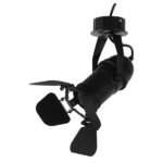 GLOBOSTAR® BROADWAY 01371 Vintage Φωτιστικό Οροφής με Ντουί 1 x E27 AC 220-240V IP20 - Μαύρο - Μ20 x Π20 x Υ27.5cm - Image 2