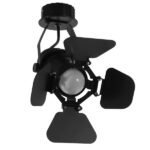 GLOBOSTAR® BROADWAY 01371 Vintage Φωτιστικό Οροφής με Ντουί 1 x E27 AC 220-240V IP20 - Μαύρο - Μ20 x Π20 x Υ27.5cm - Image 4