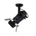 GLOBOSTAR® DETROIT 01372 Vintage Φωτιστικό Οροφής με Ντουί 1 x E27 AC 220-240V IP20 - Μαύρο - Μ26 x Π26 x Υ37cm - Image 10