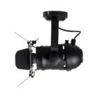 GLOBOSTAR® DETROIT 01372 Vintage Φωτιστικό Οροφής με Ντουί 1 x E27 AC 220-240V IP20 - Μαύρο - Μ26 x Π26 x Υ37cm - Image 16