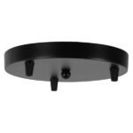 GLOBOSTAR® JASPER 01375 Μοντέρνο Κρεμαστό Φωτιστικό Οροφής με Ντουί 3 x E27 AC 220-240V IP20 - Μαύρο & Λευκό - Μ75 x Π75 x Υ22cm - Σετ 3 Τεμαχίων - Image 5