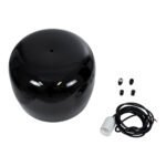 GLOBOSTAR® JASPER 01373 Μοντέρνο Κρεμαστό Φωτιστικό Οροφής με Ντουί 1 x E27 AC 220-240V IP20 - Μαύρο & Λευκό - Μ26.5 x Π26.5 x Υ20.5cm - Image 9