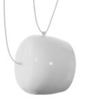 GLOBOSTAR® JASPER 01374 Μοντέρνο Κρεμαστό Φωτιστικό Οροφής με Ντουί 1 x E27 AC 220-240V IP20 - Λευκό - Μ25 x Π25 x Υ22cm - Image 3