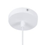 GLOBOSTAR® HEXAGON 01377 Μοντέρνο Κρεμαστό Φωτιστικό Οροφής με Ντουί 1 x E27 AC 220-240V IP20 - Λευκό & Χρυσό - Μ21.5 x Π21.5 x Y15cm - Image 10